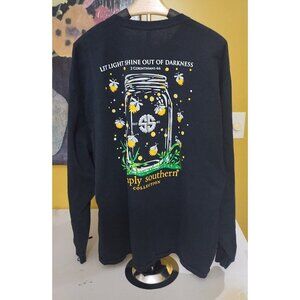 Simply Southern "Let Light Shine Out of Darkness" Lng Slv Cotton T Shirt 2XL